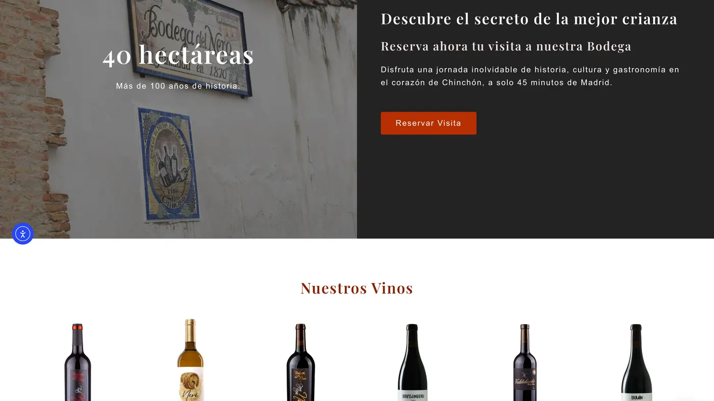 Bodega del Nero: Catálogo de las seis marcas y reserva de visita