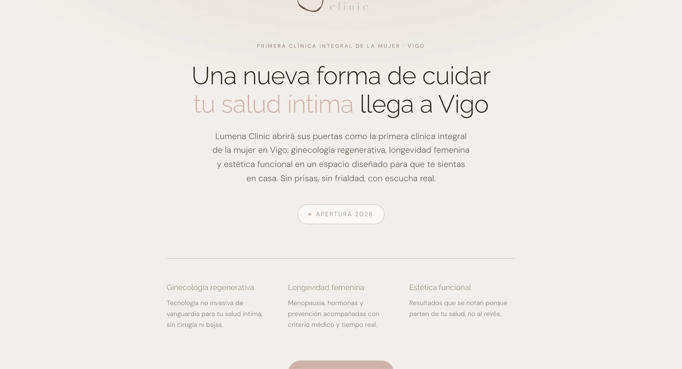 Web de Lumena Clinic
